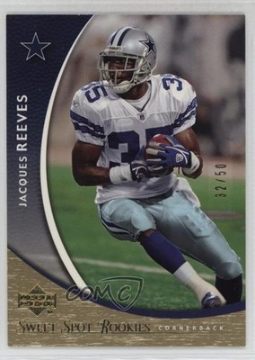 2004 Upper Deck Sweet Spot Rookies Gold 32/50 Jacques Reeves #145 Rookie RC 7v7