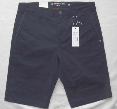 Tom Tailor Mens Short Trousers Short W32 Model Slim New + Unworn