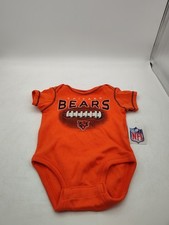 Chicago Bears-NFL Team-Baby-Infant One Piece-Orange-Size 0/3 Months-NEW TAGS
