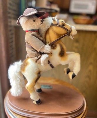 Steiff Teddy Roosevelt Rough Rider Bear and Horse 2008 Limited Edition