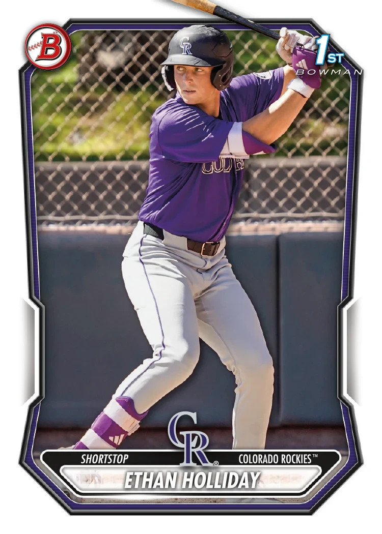 2026 Bowman Baseball Mega Box w/Chrome Auto's RC view 2