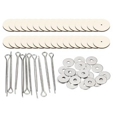 40mm Doll Joints, 16 Set Cotter Pin Joints Connector and Fiberboard Tray