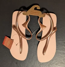 Havaianas Sandals Flip Flops Ballet Rose Women's Size 9/10 - NWT
