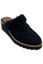 Donald Pliner Women's Ulli Slip-On Suede Wedge Slippers Black