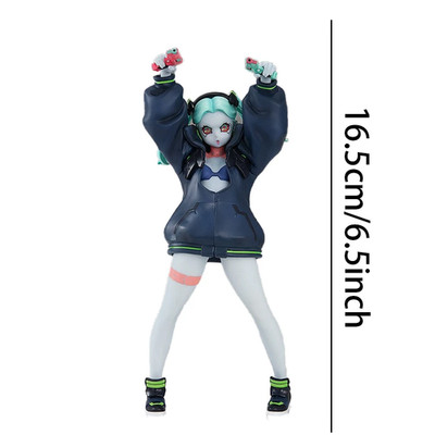Cyberpunk Hacker Girl PVC Figure Action Model Street Style Adult Collectible