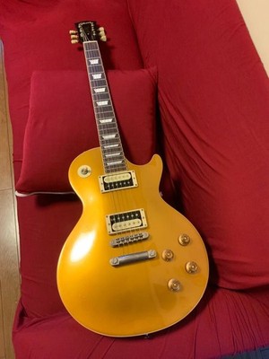 Burny SRLG55 Vintage Gold Top Les Paul Type Used Custom Guitar