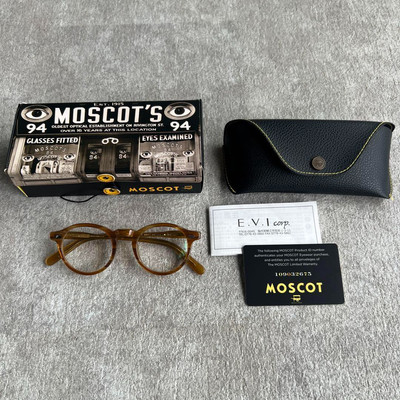 MOSCOT MILTZEN 46size BLONDE Eyeglass Frame Round Classic Style