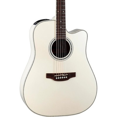 Takamine GD37CE Dreadnought AcousticElectric Guitar Pearl White