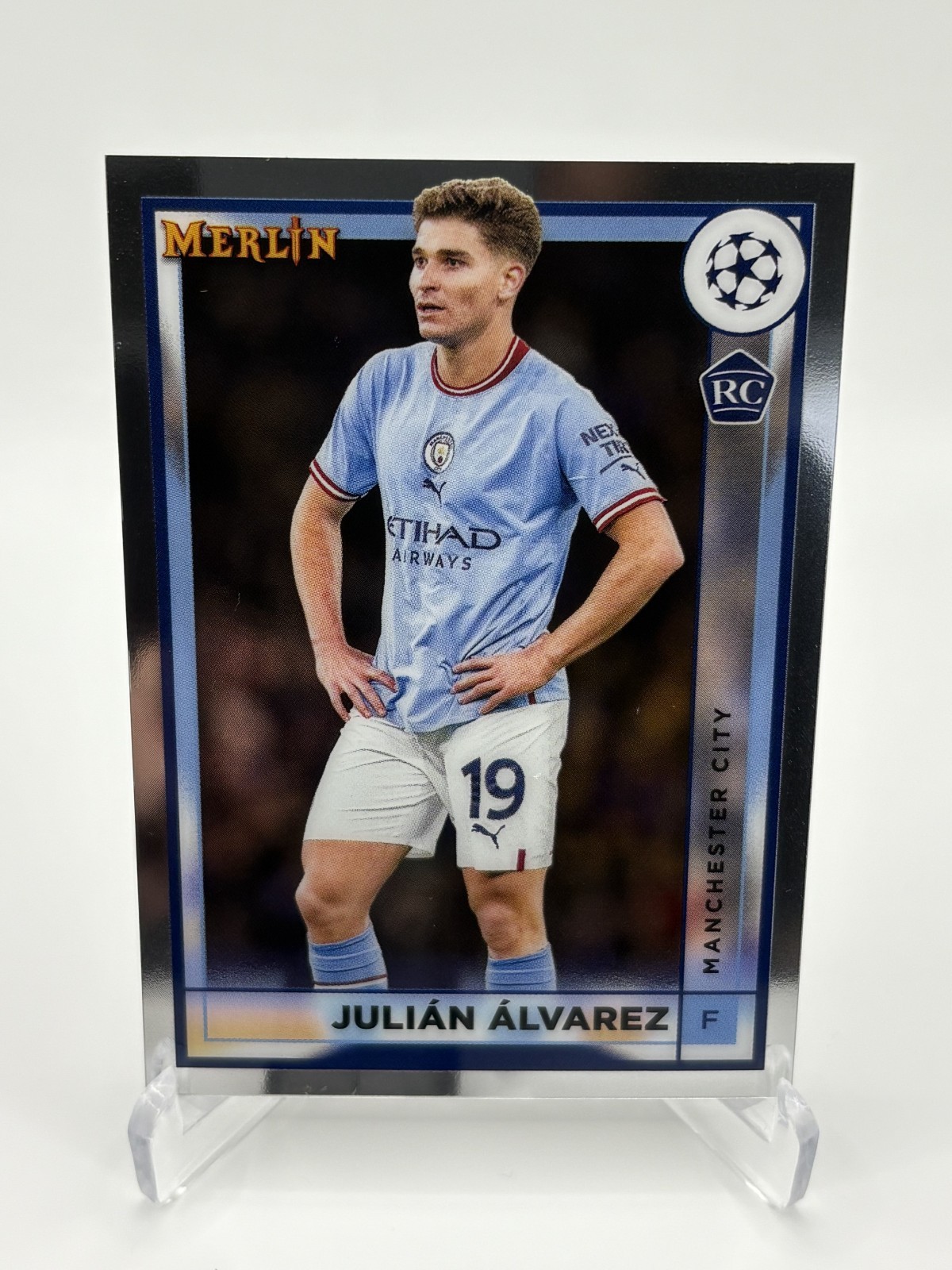Julian Alvarez 2022-23 Topps Merlin UEFA Club Competitions - #94 (RC) QTY