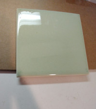 1 Tile Mosaic USA 4-3/8" Gloss Seafoam Pale Green Ceramic Wall 1950 Vtg MCM