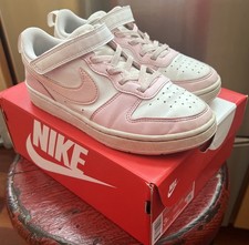 NIKE PS COURT BOROUGH LOW WHITE/pink/3 Youth