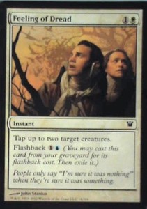 Feeling of Dread - Innistrad #14 Common