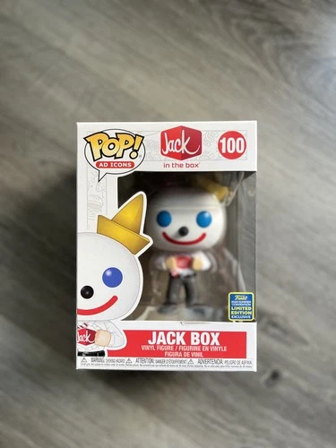 Funko Pop! Ad Icons #100 Jack In The Box Vinyl Figure 2020 Summer Convention New