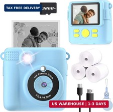 Kids Camera Instant Print, Christmas Birthday Gifts for Kids Age 3-12, Selfie Di