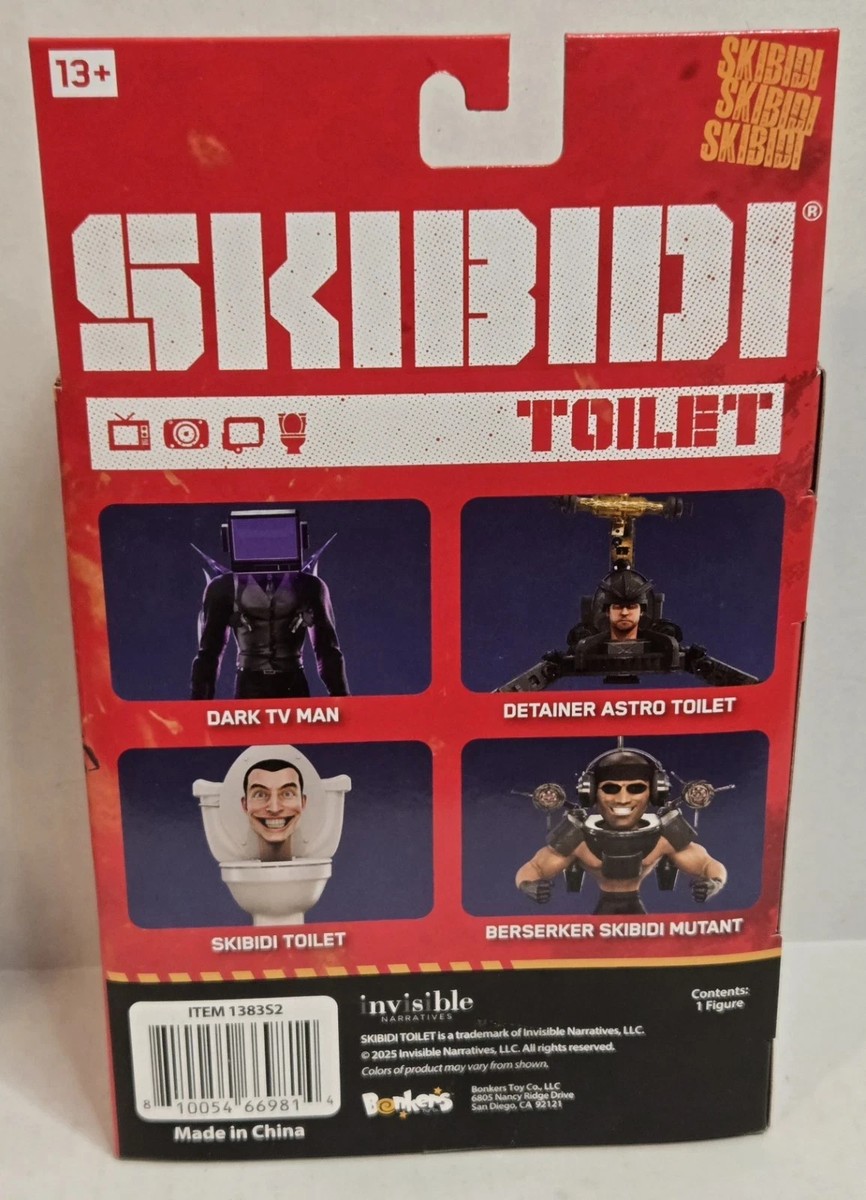 SKIBIDI TOILET - Berserker Mutant - NIB Series 2 Collectible 6