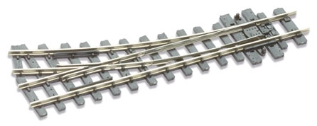 Peco SL-E491 Narrow Gauge Small Radius Right Hand Point Electrofrog 009 / HOe