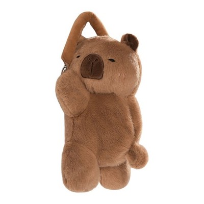 Soft Plush Capybara Car Tissue Case Stuffed Plushie Automobile Paper Towel Box