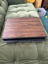 Vintage Cassette Tape Storage Case 36 Holder Faux Wood Finish 3 Drawer