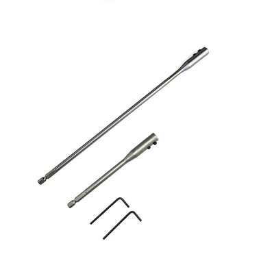 4 PCS 1/4 Extension Drill Bit Extension Set Wood Spade Drill Bit Extender, 6 and
