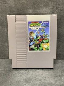 Teenage Mutant Ninja Turtles III 3 The Manhattan Project (NES) w/ Manual Tested