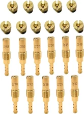 Aftermarket 22pcs Carburetor Jet Kit w/11 Main Jets and 11 Slow Jet for Nibbi...