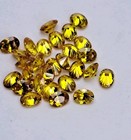 48 pieces Oval 7x5mm Citrine Yellow Color CZ Cubic Zirconia Loose Stones — photo 1