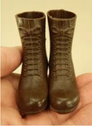 Vintage 1964 Hasbro GI Joe #7500 Action Soldier Pair of Tall Brown Boots C6