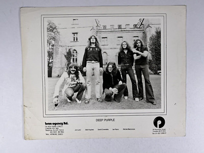 Deep Purple Mk III Foto Jon Lord David Coverdale Bron Agentur Promo Circa 1973