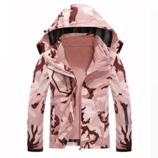 3-in-1 Women's Mountain Ski Snow Waterproof Jacket Warm Fleece Lined Winter Coat