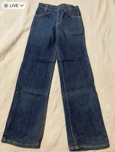 Vintage LEVIS Boys Size 10 Slim 419-0216 Straight Leg Jeans Orange Tab -NEW- - Picture 1 of 9