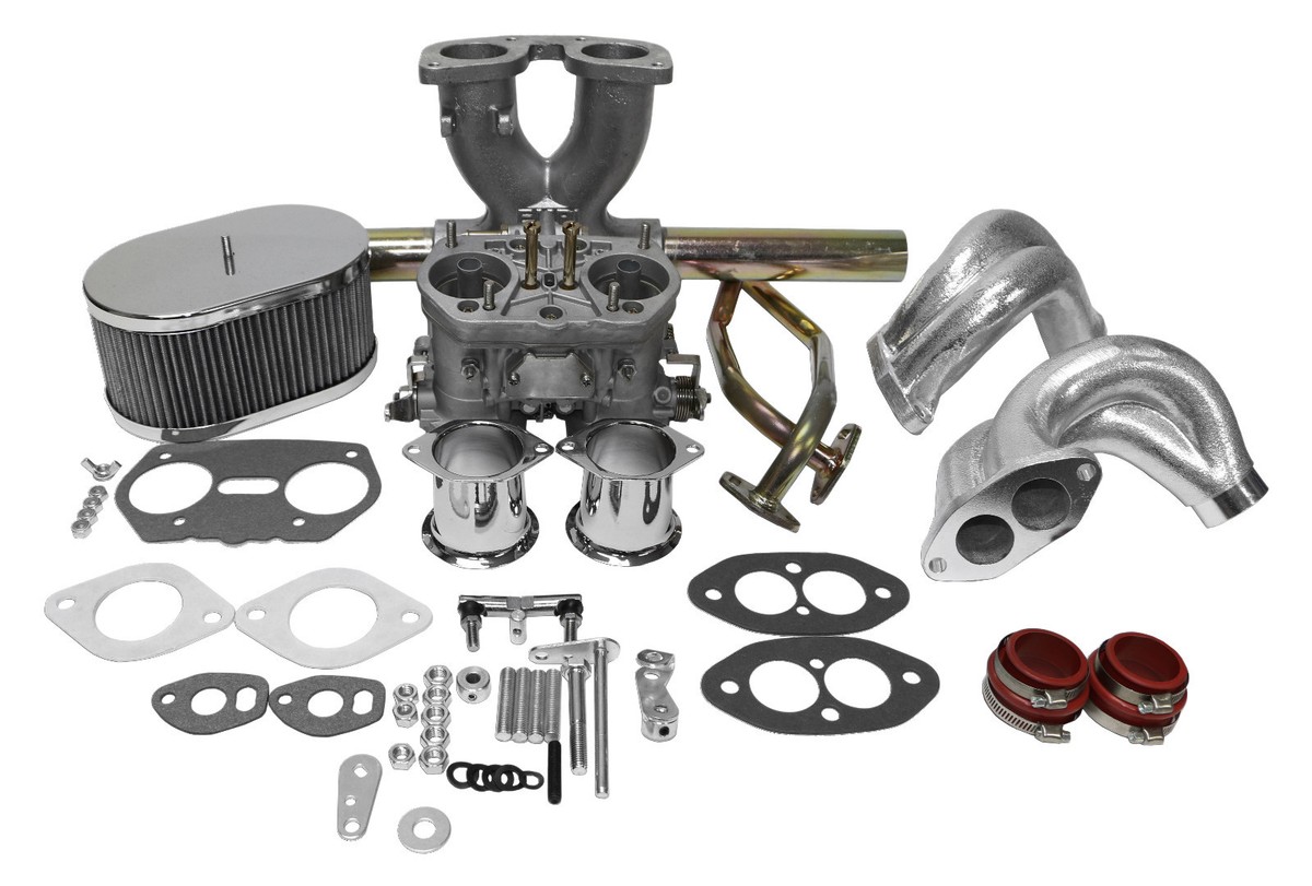 Dual Port Single 40mm Carburetor Kit 