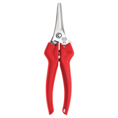 Felco Leseschere 310 / spitze Gartenschere / Bypass Schere für Traubenlese
