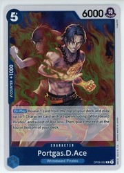 Portgas D. Ace OP08-052 Rare Foil Two Legends One Piece TCG