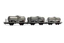 Rivarossi Hr6490 Set 3 Tank Wagons 27m3 2 Axl...