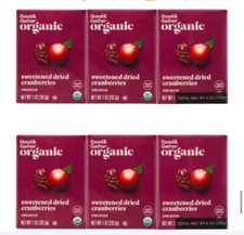Organic Sweetened Dried Cranberries - 1oz/6ct