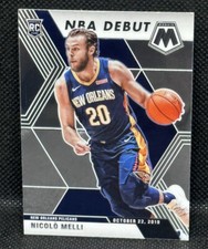 Nicolo Melli 2019-20 Panini Mosaic #279 RC NBA Debut  New Orleans Pelicans