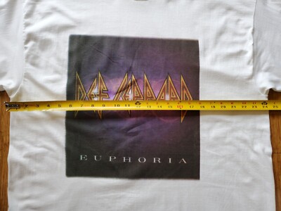 Vintage 1999 Def Leppard Euphoria Tour Bootleg T Shirt XL