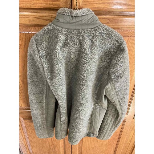 Ruff Hewn Taupe Berber Fleece Womens Extra Large Full Zip Jacket Boho Outdoor - Picture 3 of 8