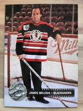 1992-93 Pro Set Platinum NHL Celebrity Captain JAMES BELUSHI Hockey Card #300