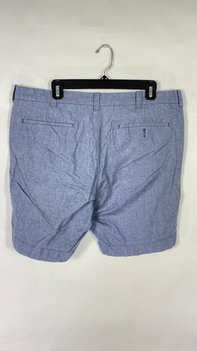 J Crew Gramercy Cotton Chino Shorts Relaxed Button Closure Pockets Blue 36W. - Imagen 14 de 16