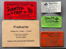 FAHRCHIP KONVOLUT Fahrgeschäfte  - Ehrenkarte Kirmes Schausteller