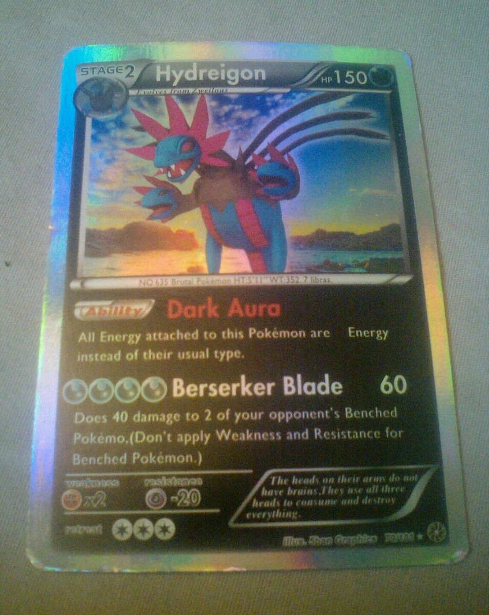 Flygon (REVERSE HOLO) + Haxorus (RARA FOIL) Ambas tipos dragão - Pokémon  TCG Cards (original em português)