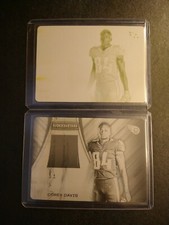 Lot of 2 #1/1 Corey Davis Rookie Printing Plates Cards 2017 Panini Rookies Stars