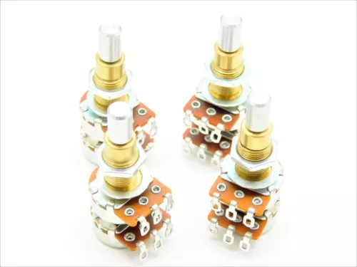 Alpha Potentiometer Concentric Stacked Dime Size Pot A25k, A50k, A250k, A500k