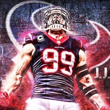 J.J. Watt Poster Wall Art Home Decor Photo Prints 16, 20, 24"