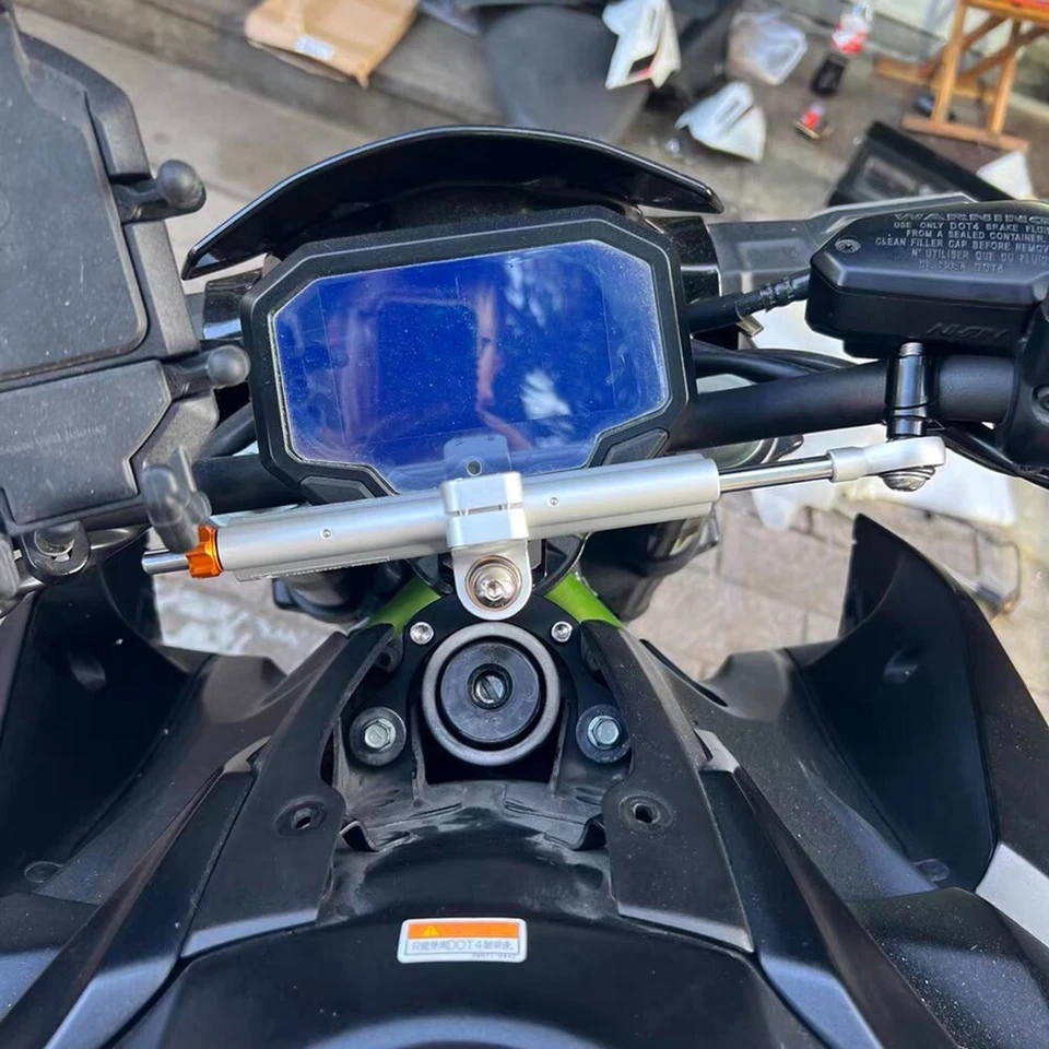Para KAWASAKI Z 900 2021-2024 Estabilizador Dirección Amortiguador Soporte Amortiguador Foto 4 de 4