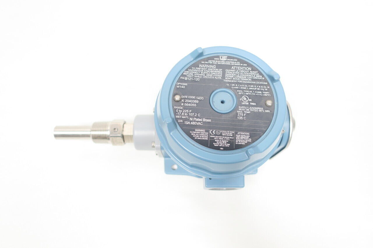 United Electric Controls B121120 Explosion Proof Temperature Switch