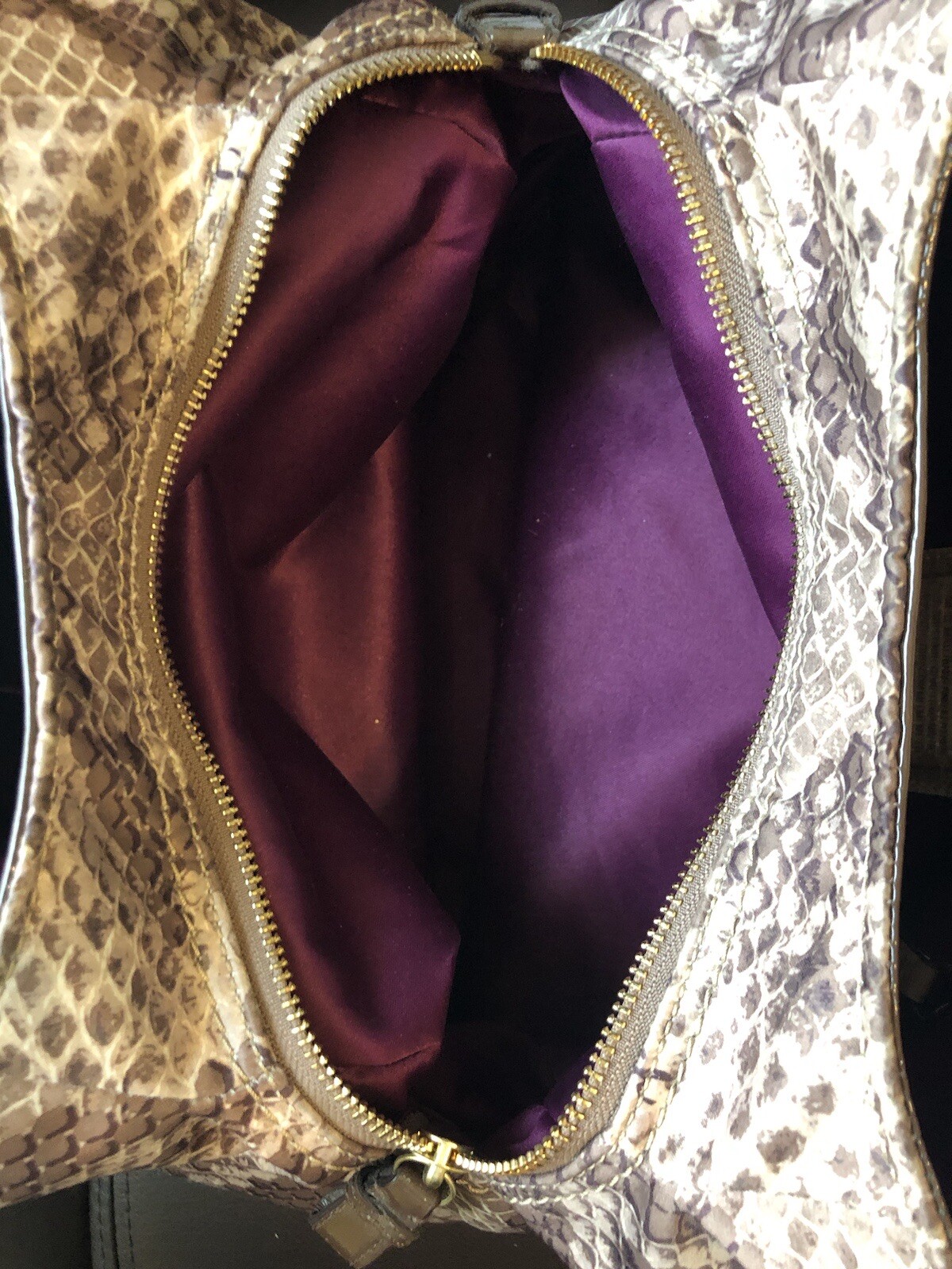 Coach Women's Python Print Maggie mult-section pu… - image 11