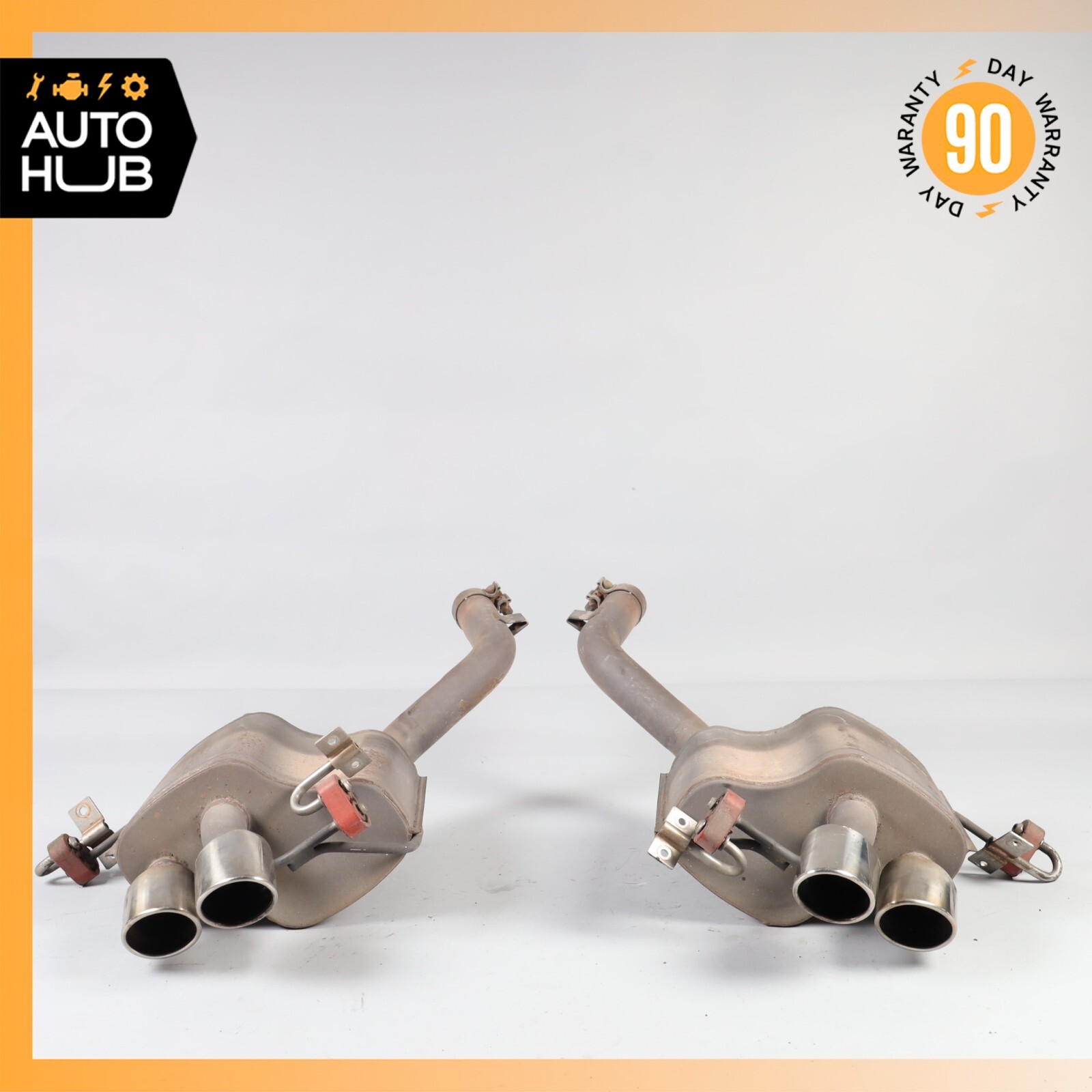 Maserati GranTurismo M145 4.2L Exhaust Mufflers Tips Left & Right Side Set 88k