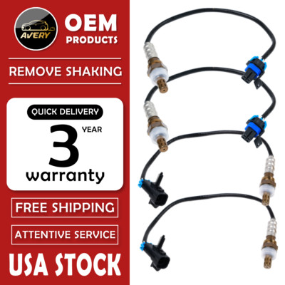   4 Oxygen O2 Sensor For 2007 GMC Yukon XL 1500 5.3L 6.0L 6.2L 234-4112 234-4337